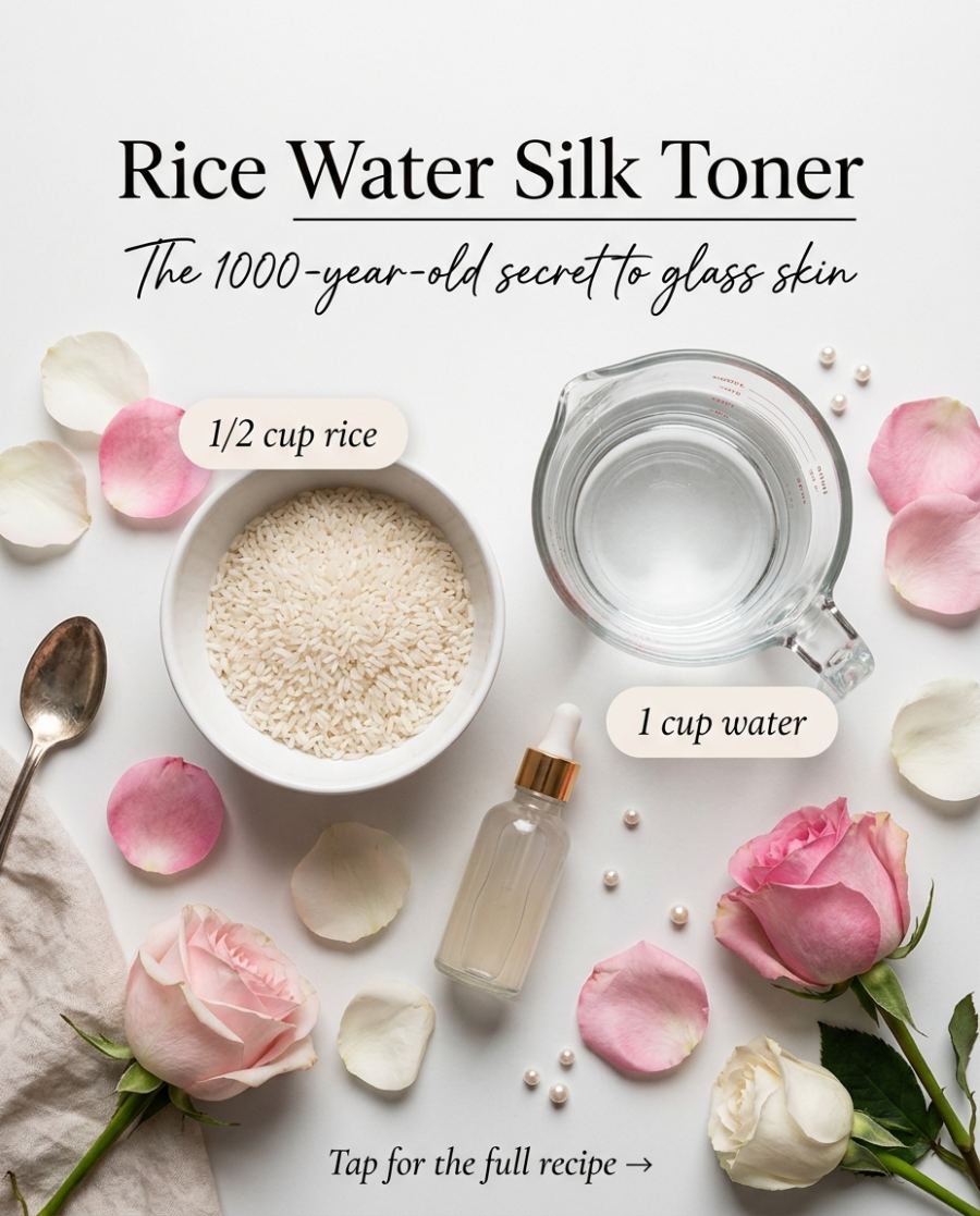 Rice Water Silk Toner — DIY beauty recipe