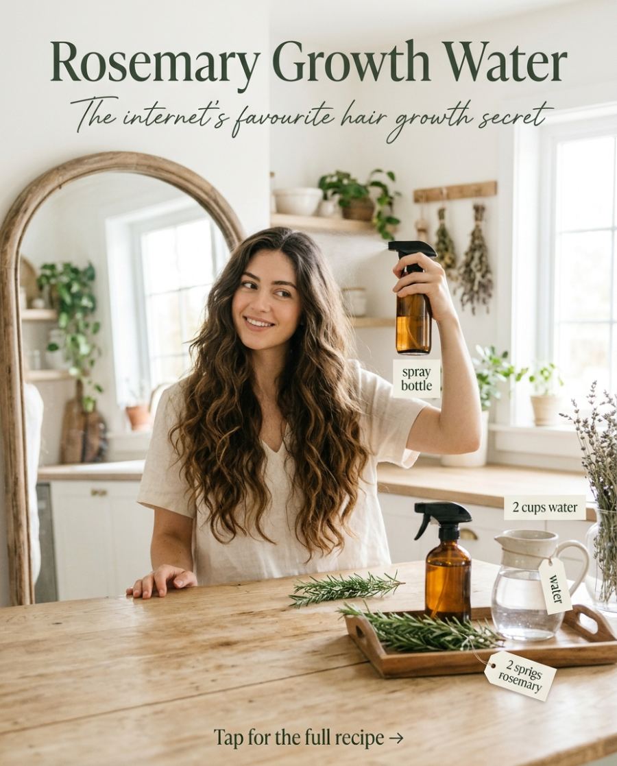 Rosemary Growth Water — DIY beauty recipe