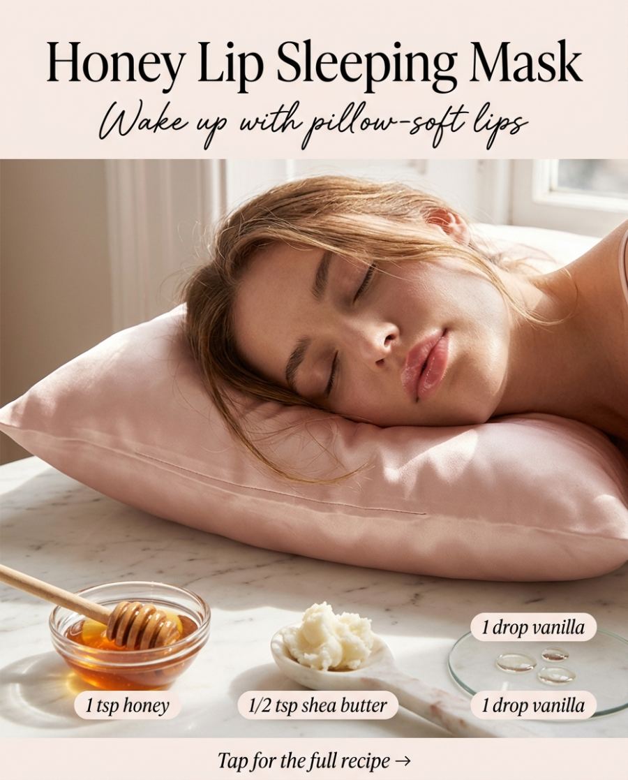 Honey Lip Sleeping Mask — DIY beauty recipe