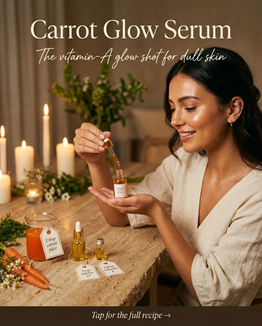 Carrot Glow Serum — DIY beauty recipe