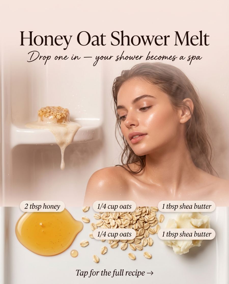 Honey Oat Shower Melt — DIY beauty recipe