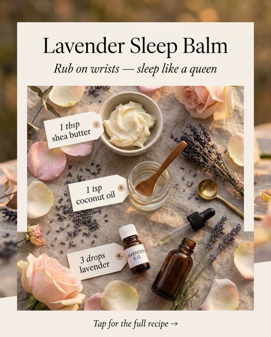 Lavender Sleep Balm — DIY beauty recipe