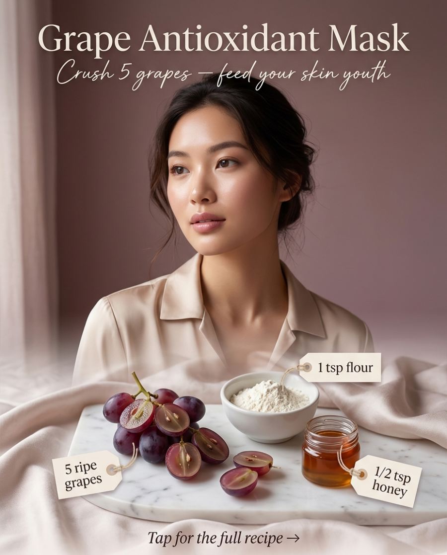 Grape Antioxidant Mask — DIY beauty recipe
