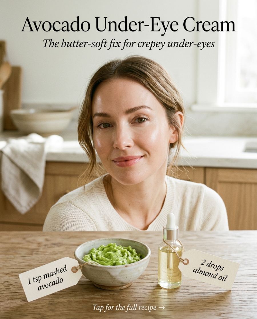 Avocado Under-Eye Cream — DIY beauty recipe