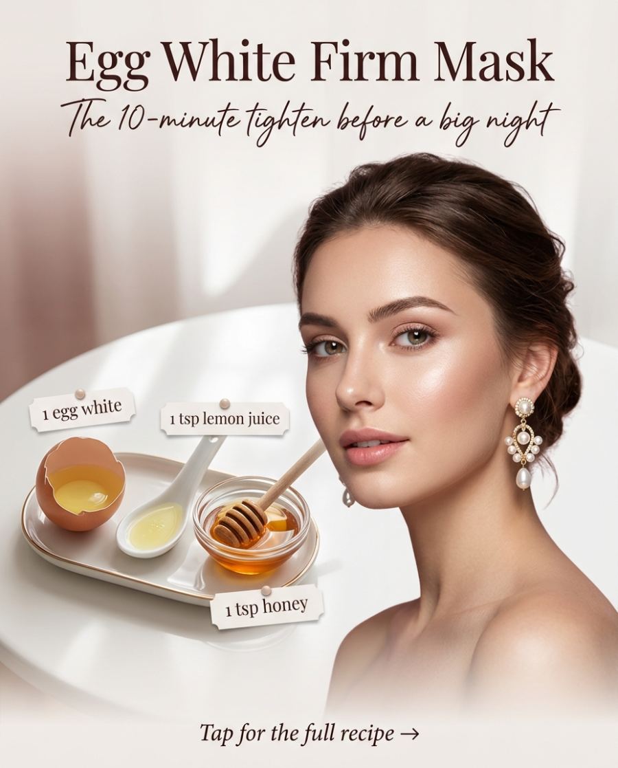 Egg White Firm Mask — DIY beauty recipe