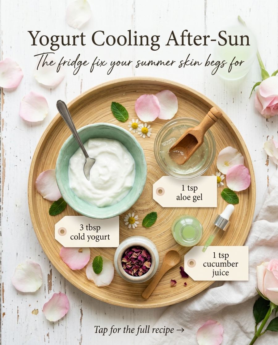 Yogurt Cooling After-Sun — DIY beauty recipe