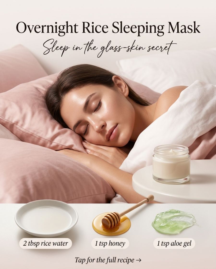 Overnight Rice Sleeping Mask — DIY beauty recipe