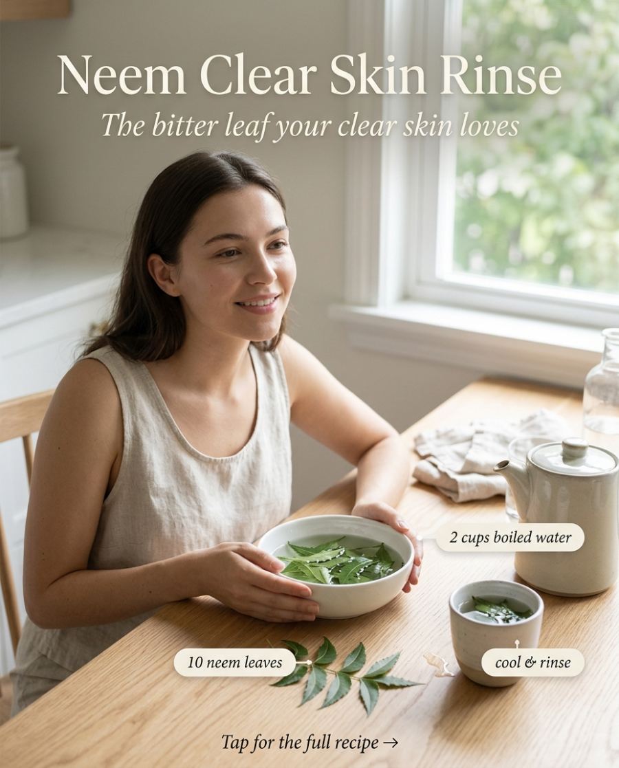 Neem Clear Skin Rinse — DIY beauty recipe