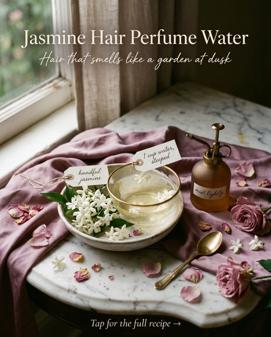 Jasmine Hair Perfume Water — DIY beauty recipe