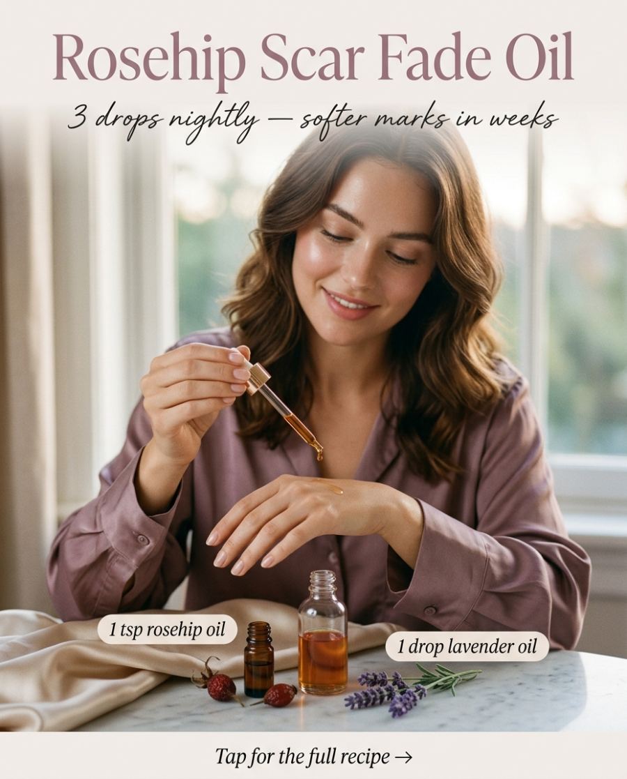Rosehip Scar Fade Oil — DIY beauty recipe