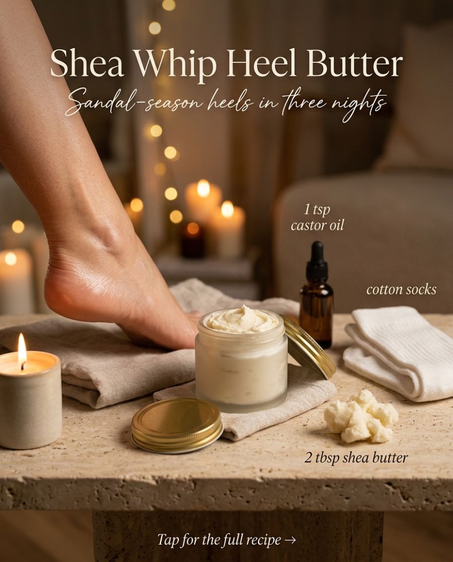 Shea Whip Heel Butter — DIY beauty recipe