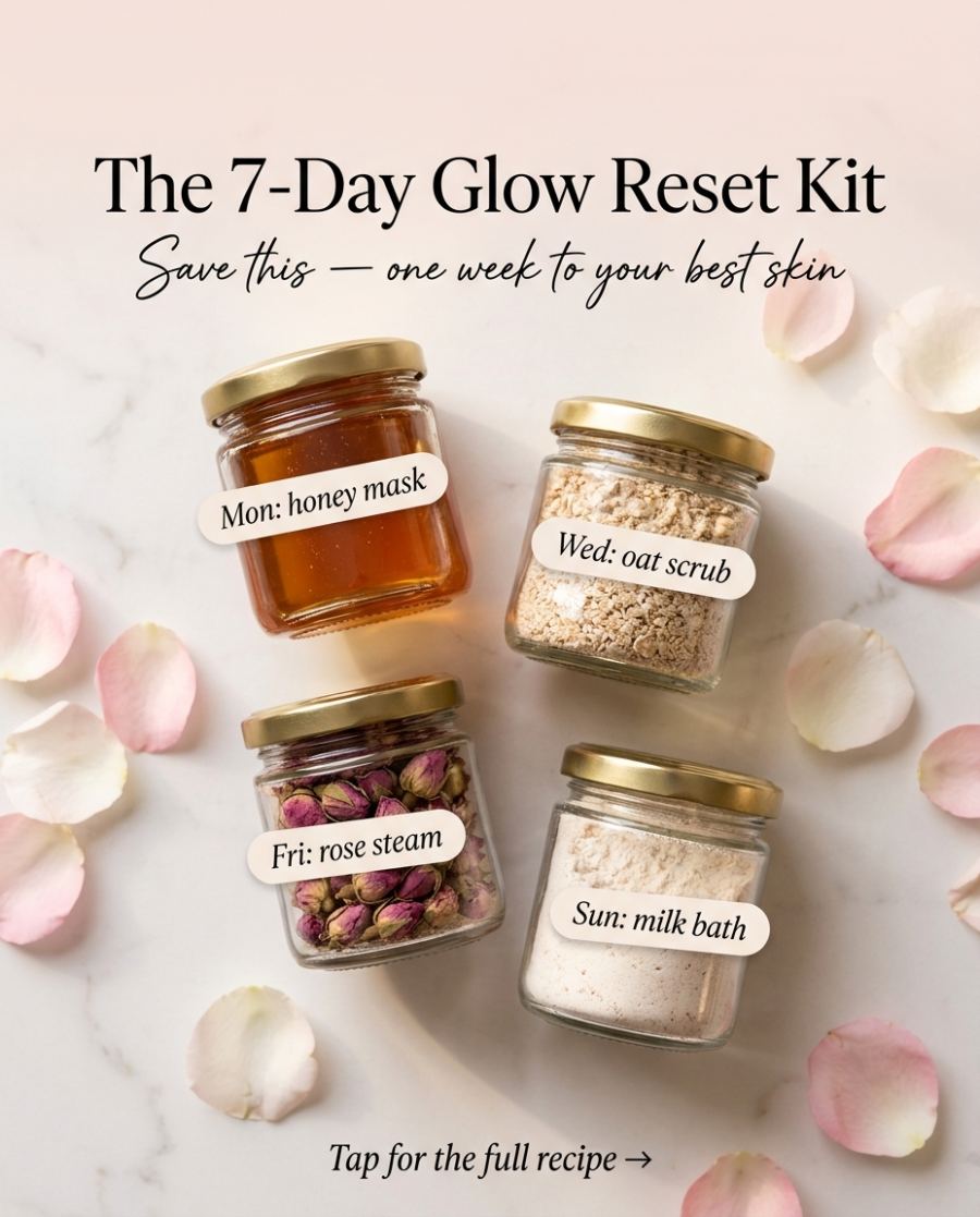 The 7-Day Glow Reset Kit — DIY beauty recipe