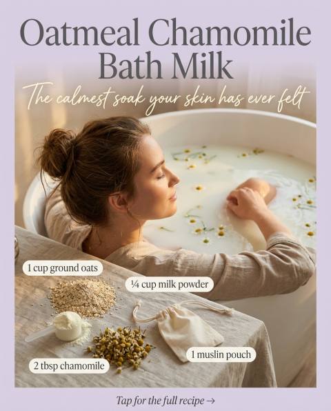 Oatmeal Chamomile Bath Milk