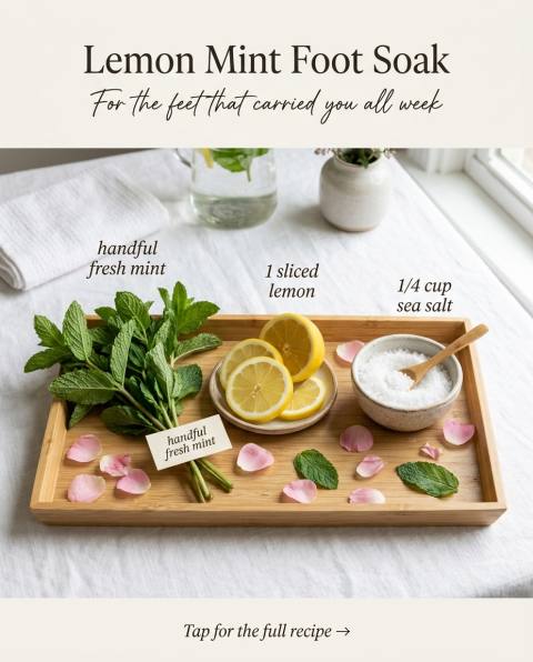 Lemon Mint Foot Soak