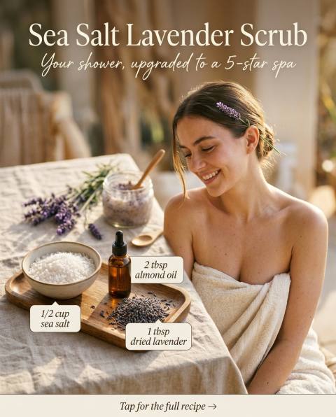 Sea Salt Lavender Scrub