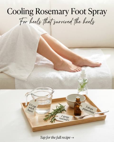 Cooling Rosemary Foot Spray
