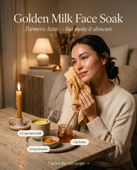 Golden Milk Face Soak