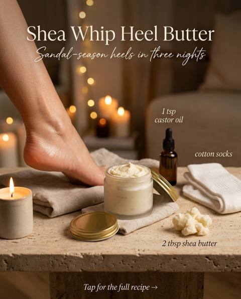 Shea Whip Heel Butter