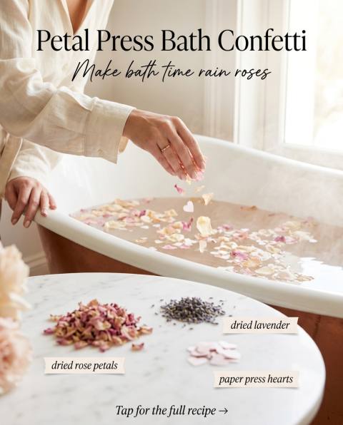 Petal Press Bath Confetti