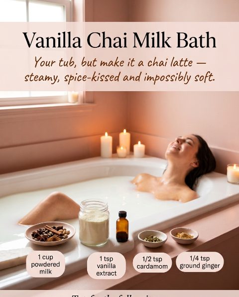 Vanilla Chai Milk Bath — homemade Bath Rituals recipe